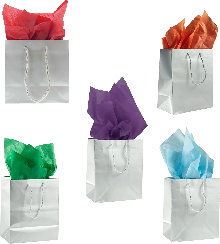 Assorted Tissue Paper (20 x 26) 5 Packs of 10 Sheets (50 Total Sheets)