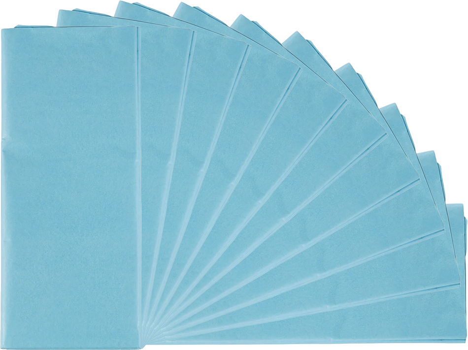 Bright Blue Tissue Paper (20 x 26) 10 Packs of 10 Sheets (100 Total Sheets)
