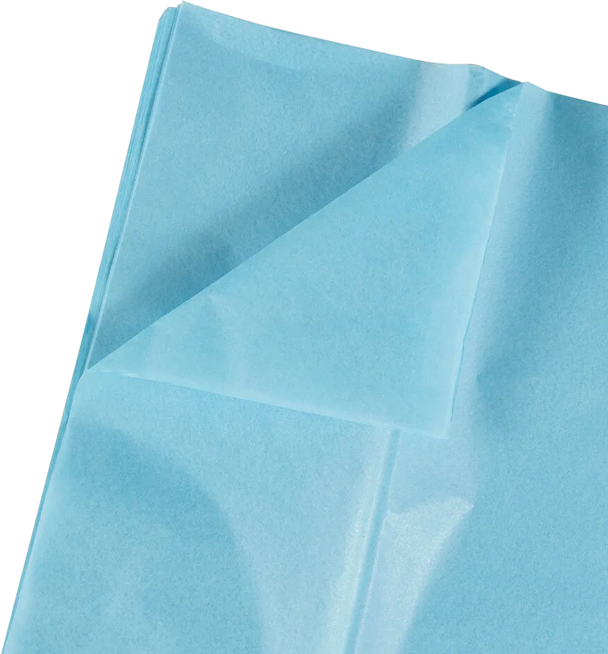 Bright Blue Tissue Paper (20 x 26) 10 Packs of 10 Sheets (100 Total Sheets)