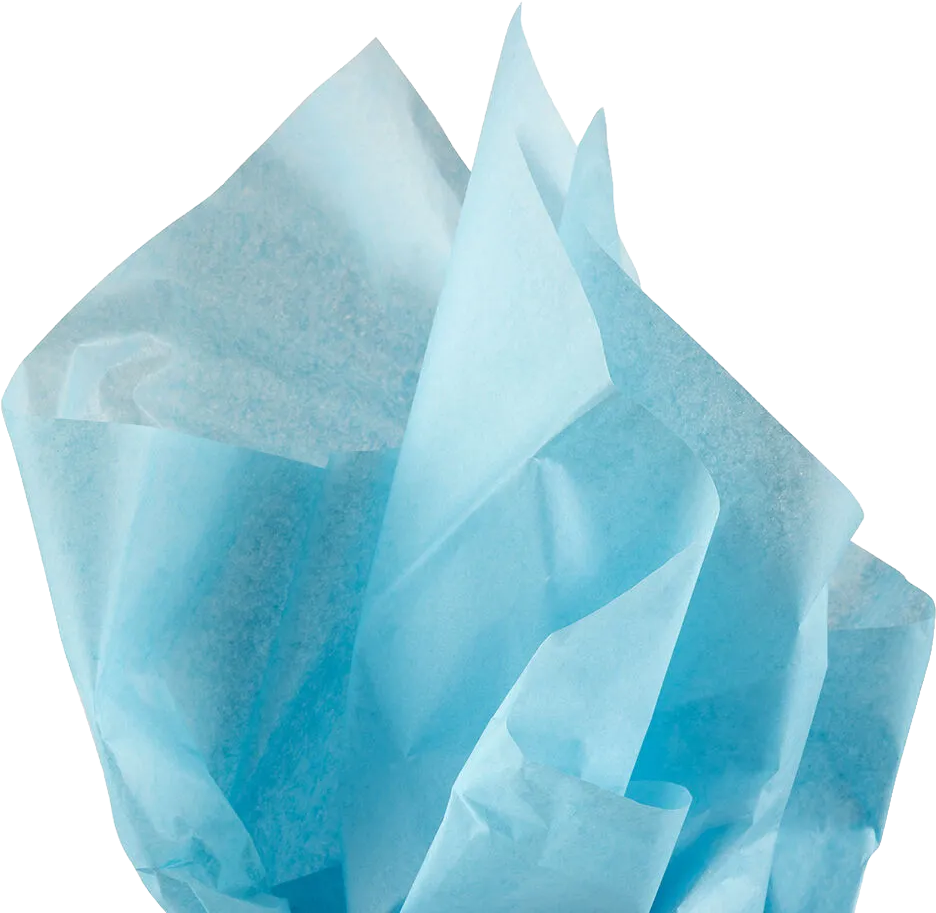 Bright Blue Tissue Paper (20 x 26) 10 Packs of 10 Sheets (100 Total Sheets)