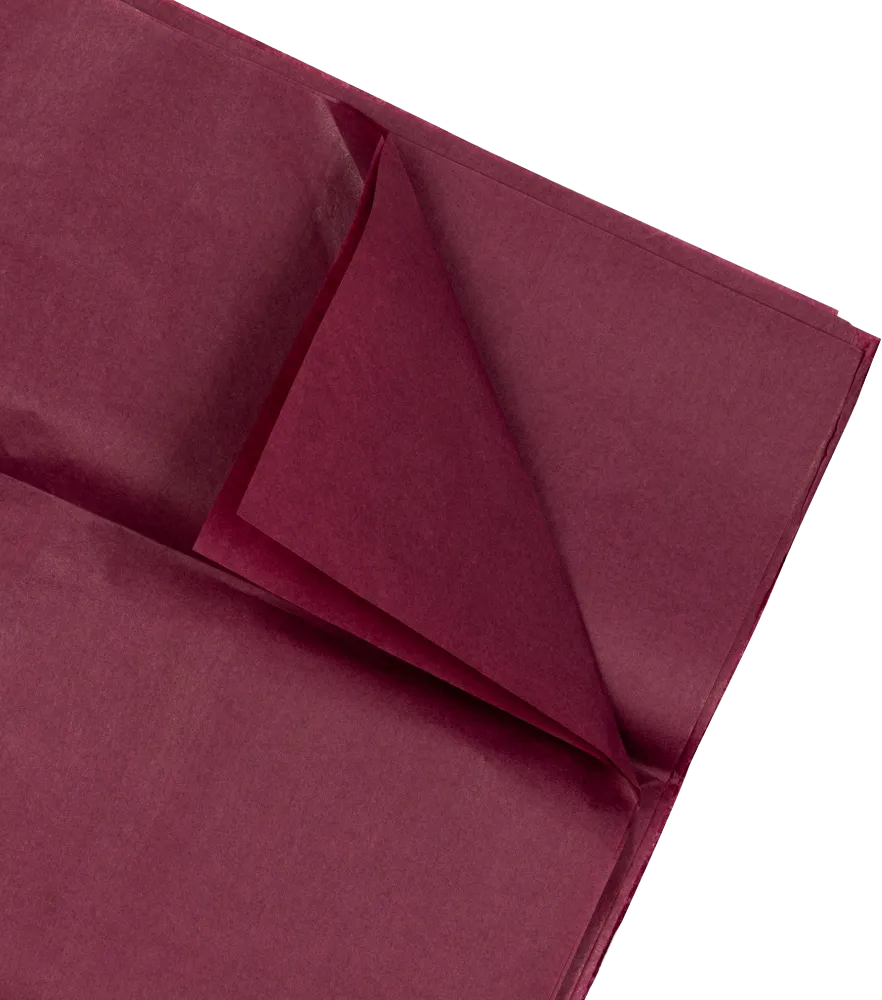 Burgundy Tissue Paper (20 x 26) 10 Packs of 10 Sheets (100 Total Sheets)