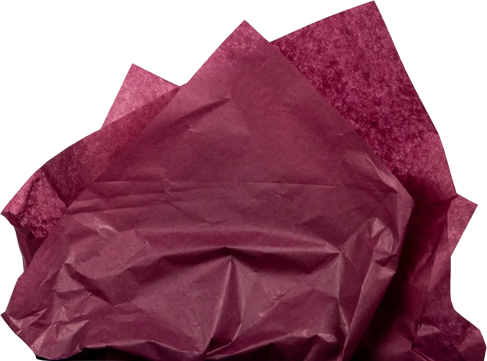 Burgundy Tissue Paper (20 x 26) 10 Packs of 10 Sheets (100 Total Sheets)