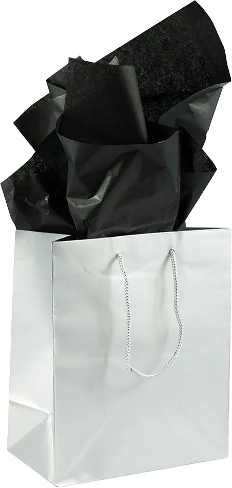 Black Tissue Paper (20 x 26) 10 Packs of 10 Sheets (100 Total Sheets)