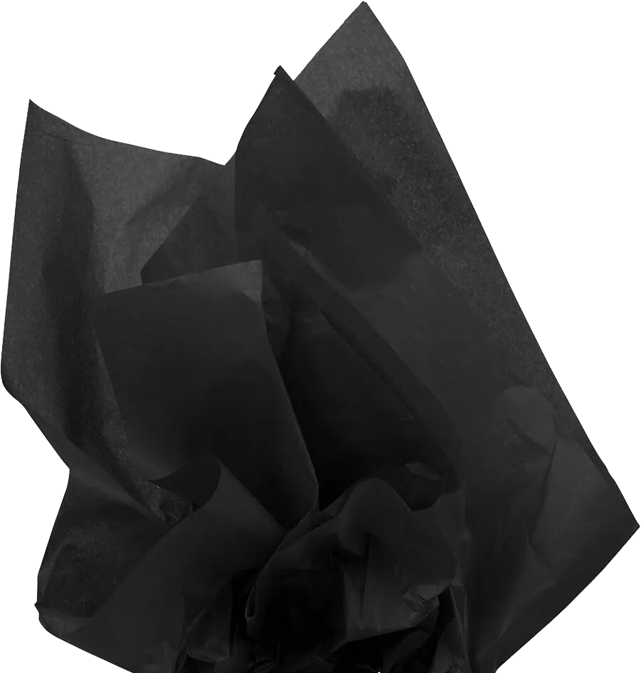 Black Tissue Paper (20 x 26) 10 Packs of 10 Sheets (100 Total Sheets)
