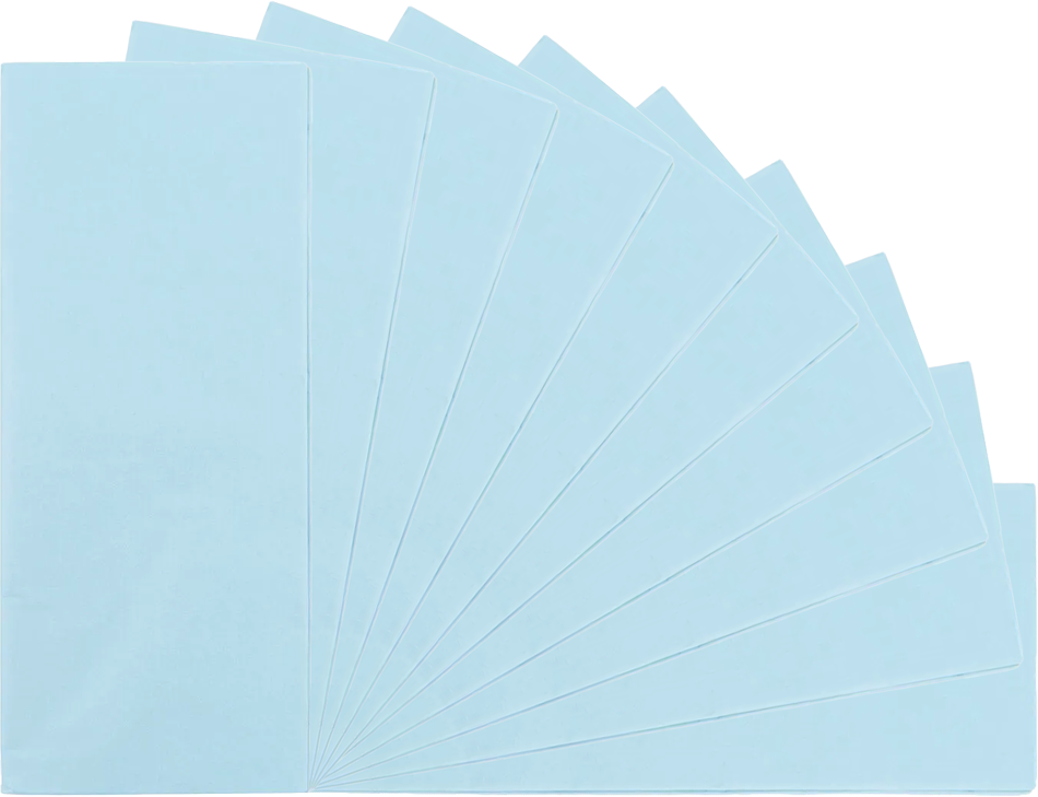 Baby Blue Tissue Paper (20 x 26) 10 Packs of 10 Sheets (100 Total Sheets)