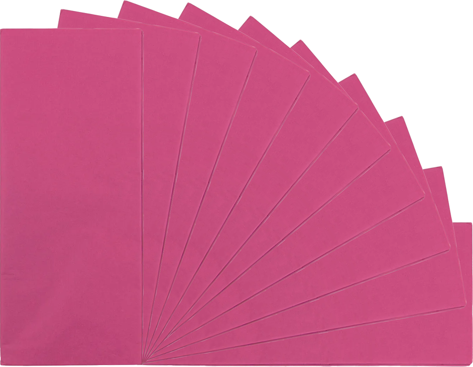 Fuchsia Tissue Paper (20 x 26) 10 Packs of 10 Sheets (100 Total Sheets)