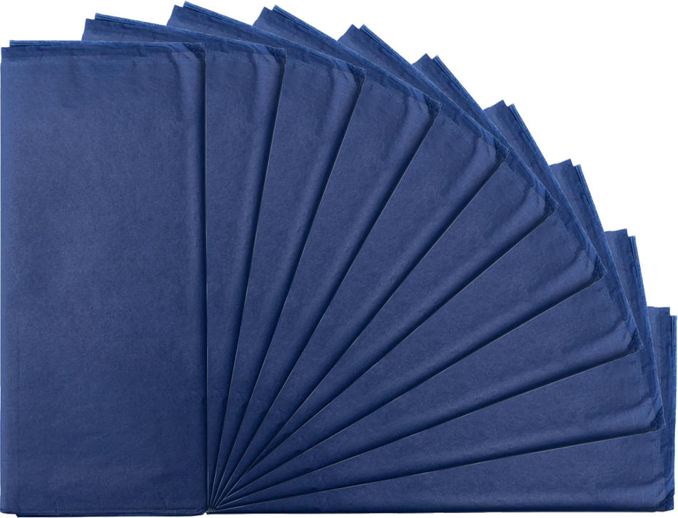 Presidential Blue Tissue Paper (20 x 26) 10 Packs of 10 Sheets (100 Total Sheets)