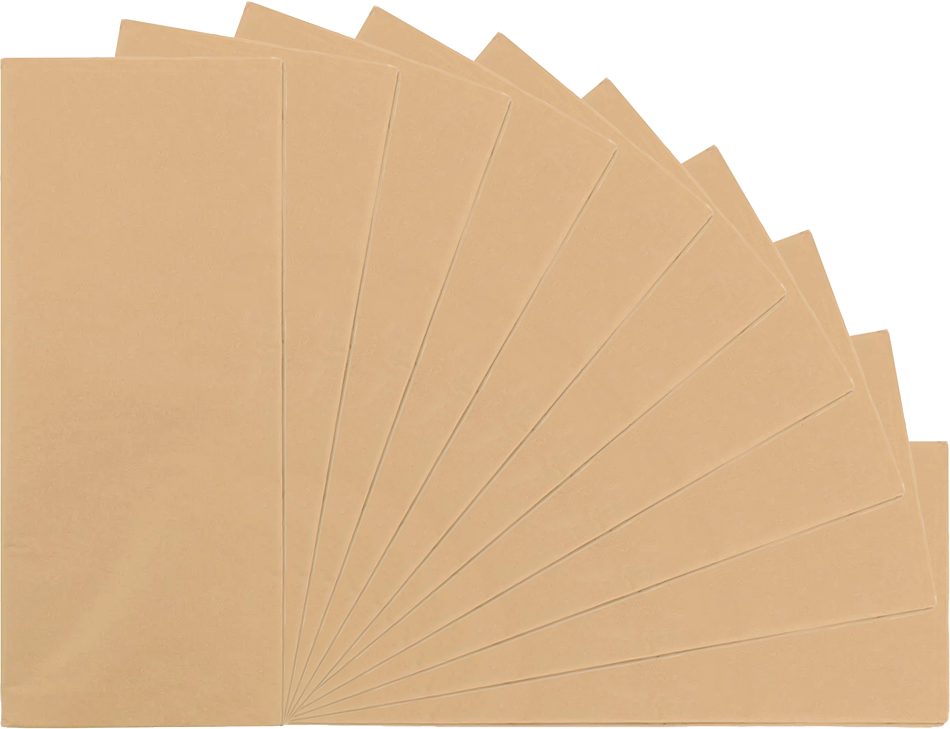Tan Tissue Paper (20 x 26) 10 Packs of 10 Sheets (100 Total Sheets)
