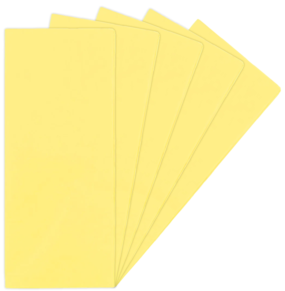 Yellow Tissue Paper (20 x 26) 5 Packs of 10 Sheets (50 Total Sheets)