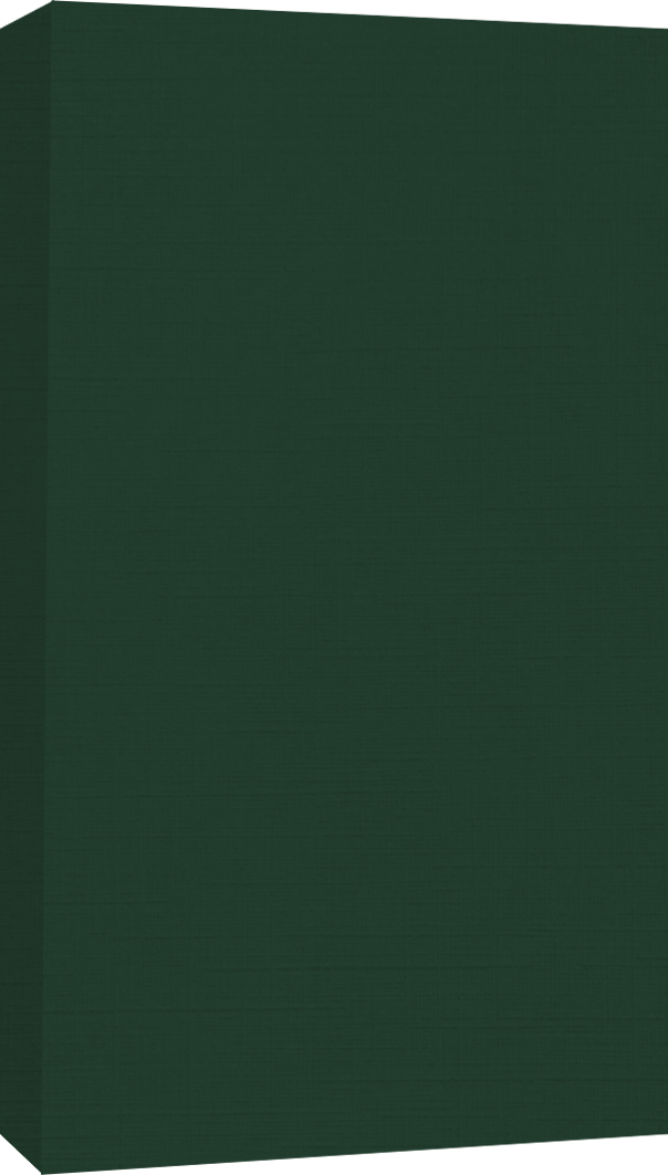 Dark Green Linen 100lb 8 1/2 x 14 Cardstock