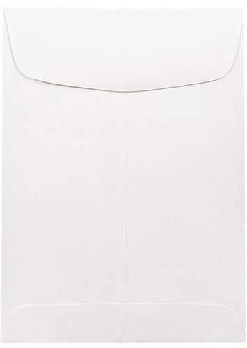 White 24lb 5 1/2 x 7 1/2 Open End Envelopes