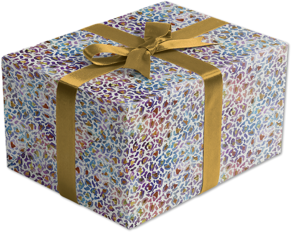 Fancy Leopard Print Wrapping Paper (12.5 Sq Ft)