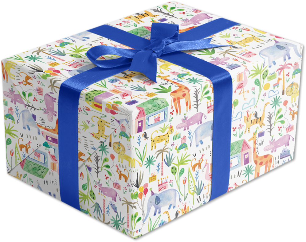 Party Time Wrapping Paper (12.5 Sq Ft)