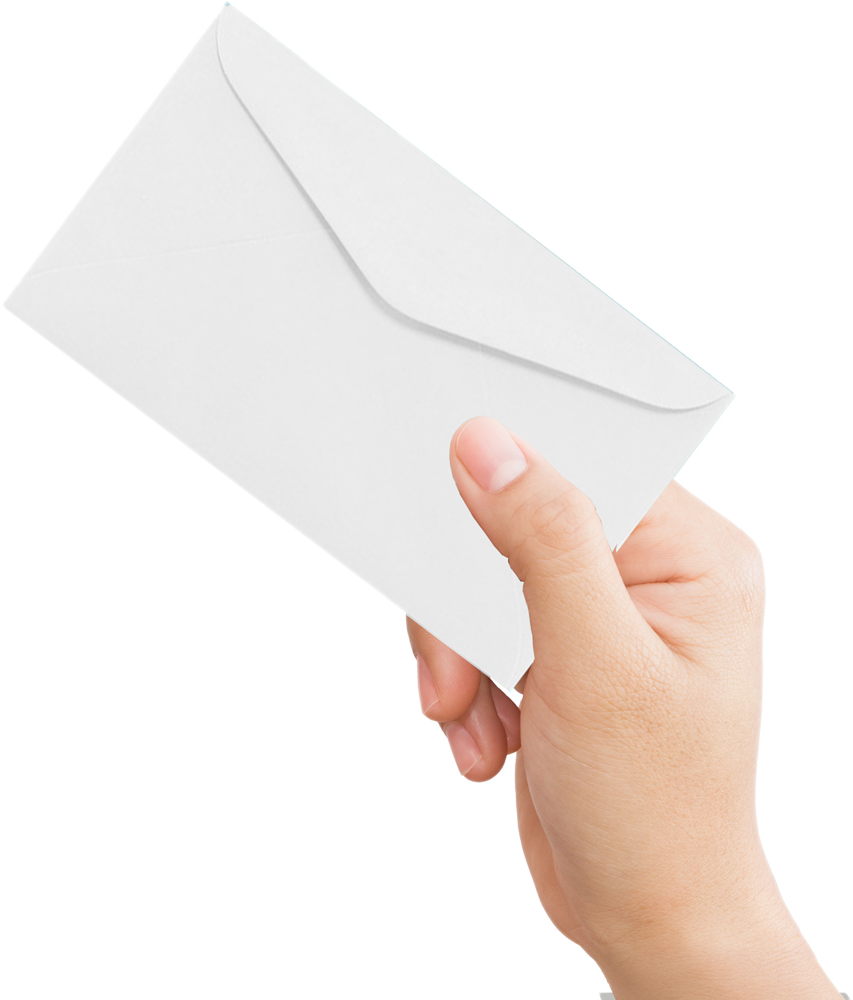 White with Security Tint 24lb #6 1/4 Regular Envelopes (3 1/2 x 6)