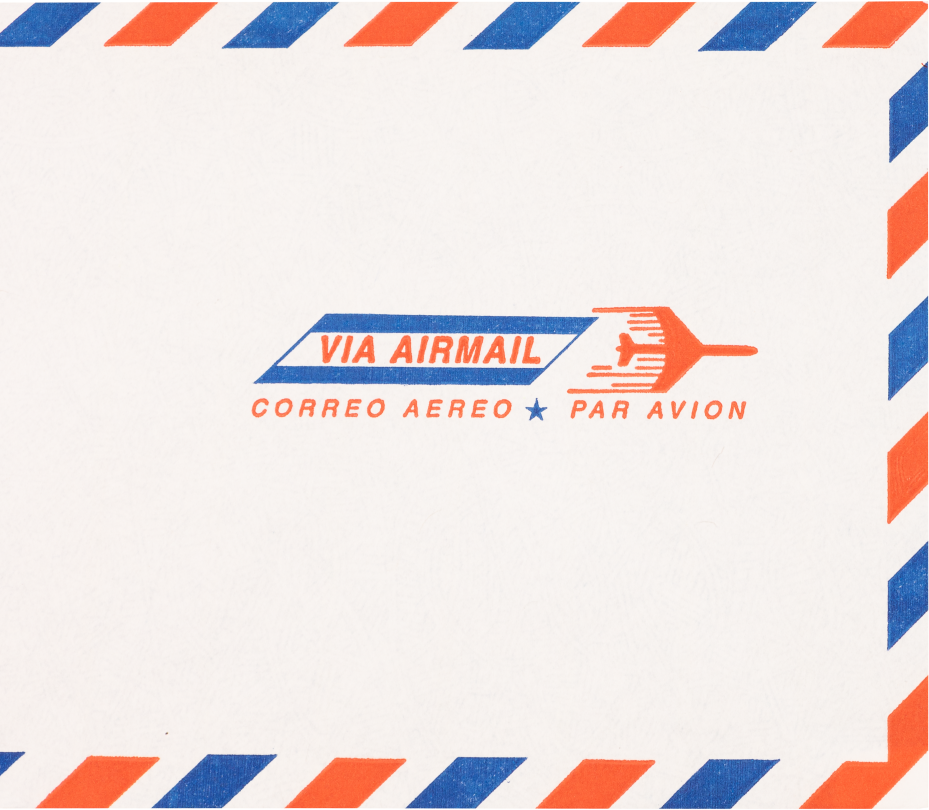 Airmail with Security Tint 24lb #10 Regular Envelopes (4 1/8 x 9 1/2)