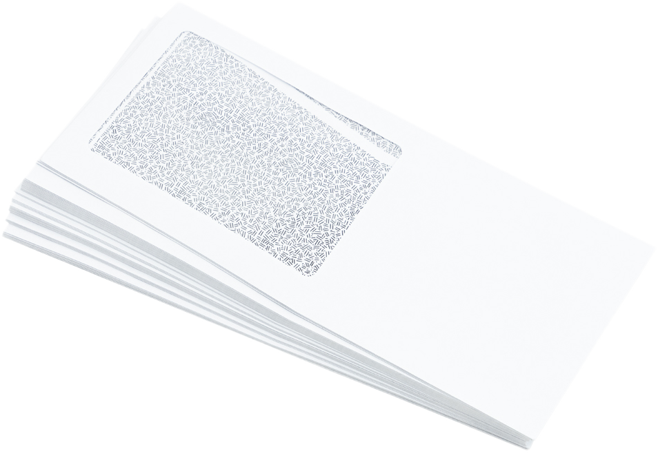 White with Security Tint 24lb #10 All Purpose Window (4 1/8 x 9 1/2)