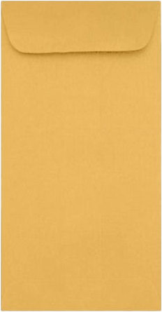 Brown Kraft 28lb #14 Open End Envelopes (5 x 11 1/2)
