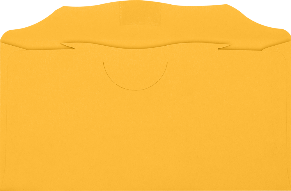 Goldenrod 24lb 3 1/8 x 6 1/4 Offering Envelopes