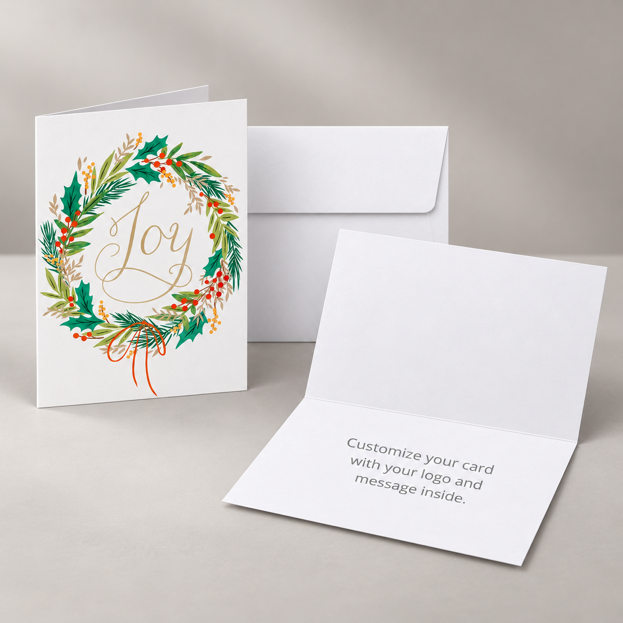 Custom Foldover Holiday Card Sets - JAM Paper