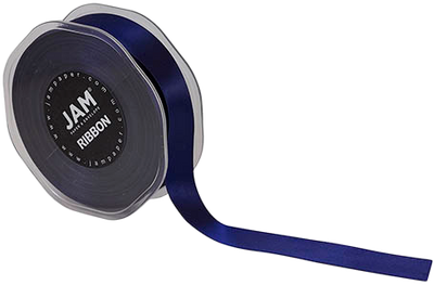 Navy Blue Satin 7/8 Inch x 25 Yards Ribbon