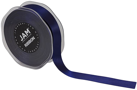 Navy Blue Satin 7/8 Inch x 25 Yards Ribbon