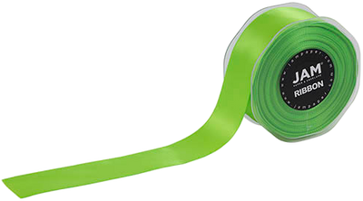 Lime Green 1 1/2 Inch x 25 Yards Satin Double Face Ribbon