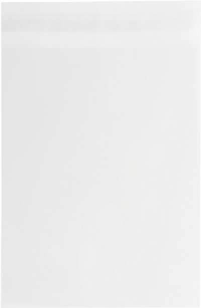 Clear 1.6mil 10 x 13 Open End Envelopes with Peel & Seal