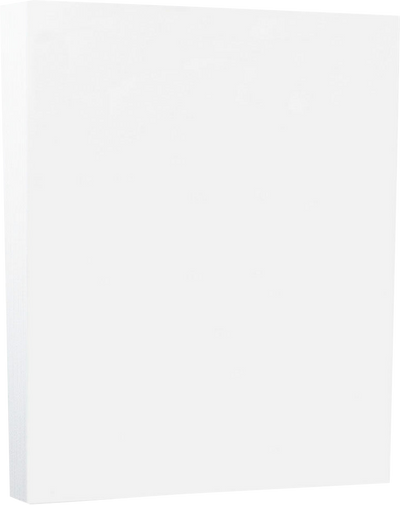 White 110lb 8 1/2 x 11 Cardstock
