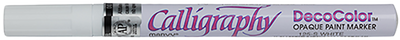 White Calligraphy Opaque Paint Marker