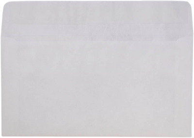 White 14lb 6 x 11 3/8 Booklet Envelopes with Peel & Seal