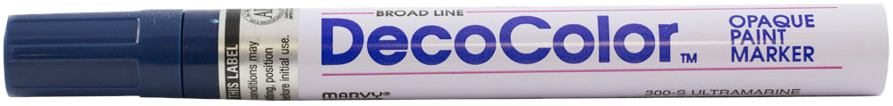 Ultra Marine Navy Broad Line Opaque Paint Marker