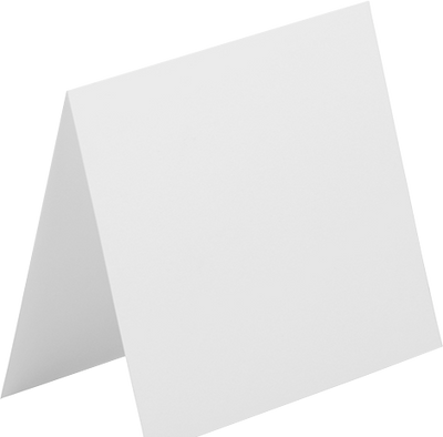 Bright White 80lb Cougar A2 Premium Foldover Cards (4 3/8 x 5 7/16)