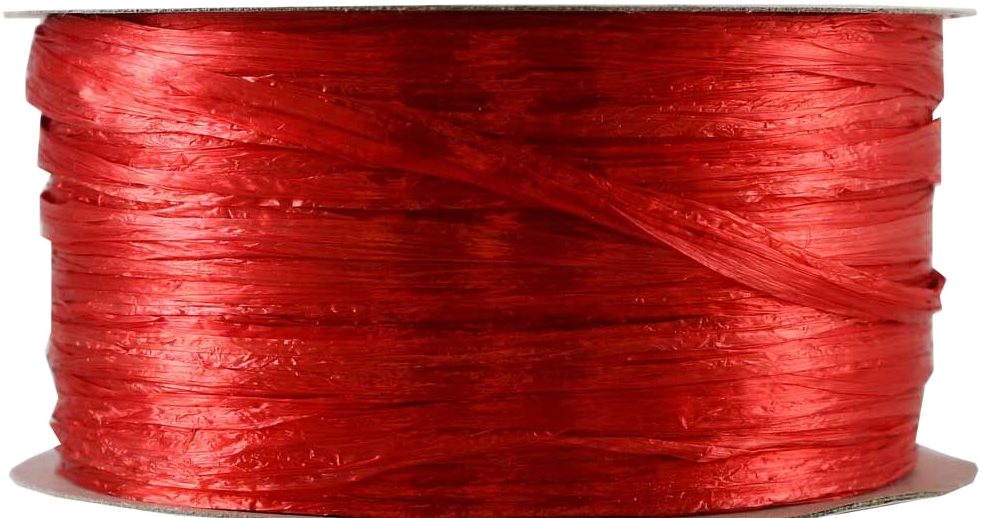 Imperial Red 1/8 Inch x 20 Yards Wraphia Ribbon