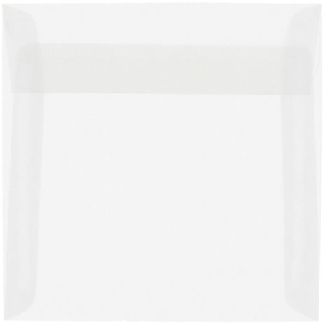 Clear Translucent 30lb 8 1/2 x 8 1/2 Square Envelopes