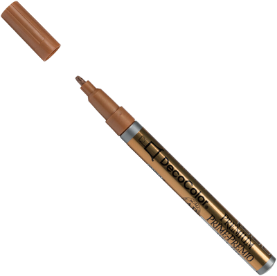 Copper Opaque Leafing Tip Paint Markers