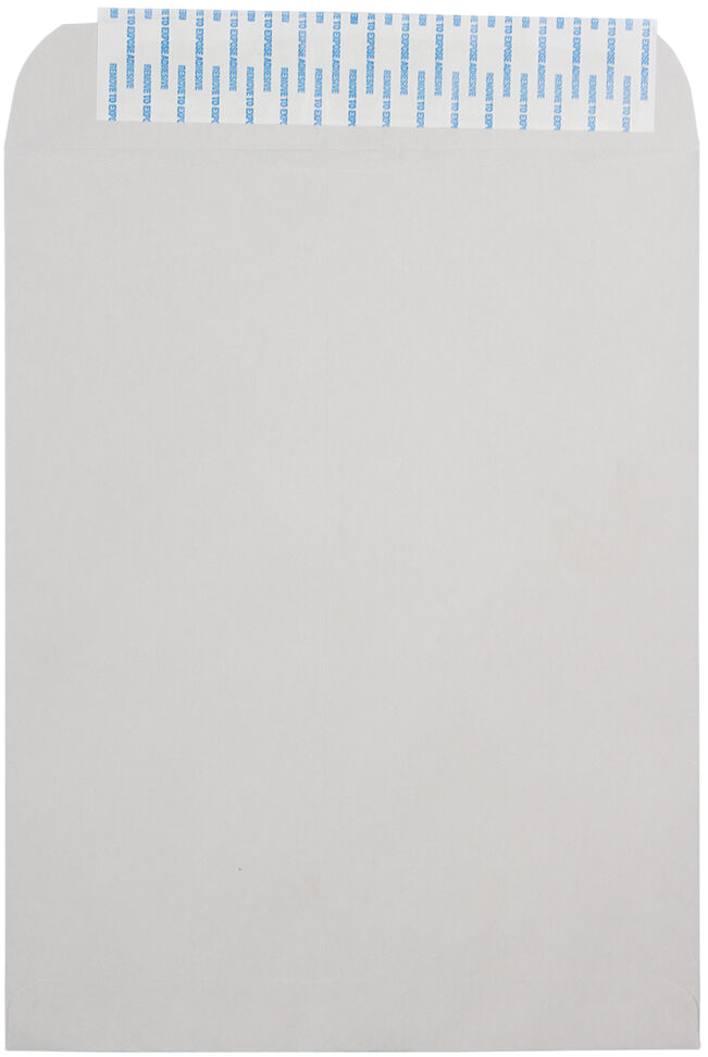 Gray Kraft 28lb 10 x 13 Open End Envelopes with Peel & Seal
