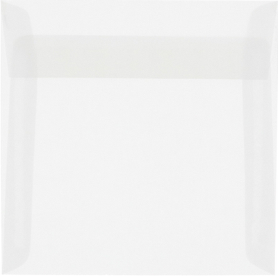 Clear Translucent 30lb 7 1/2 x 7 1/2 Square Envelopes