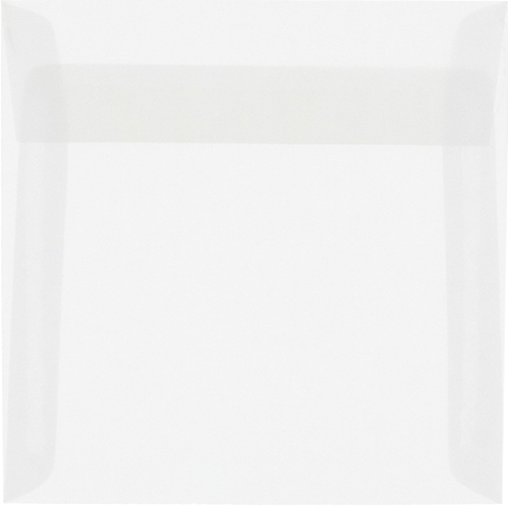 Clear Translucent 30lb 7 1/2 x 7 1/2 Square Envelopes