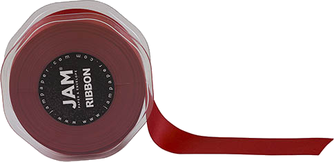 Red Satin 1 1/2 Inch Thick x 25 Yards Ribbon