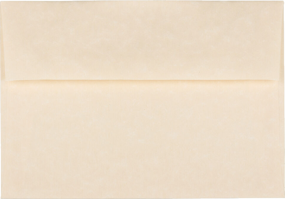 Natural Parchment 24lb A7 Invitation Envelopes (5 1/4 x 7 1/4)