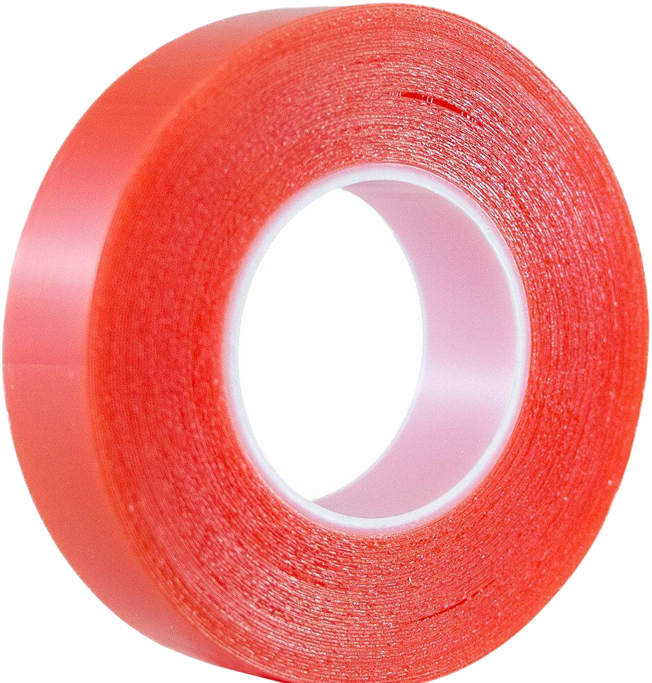 Red Double-Sided Super Tape - 1/2 Inch x 6 Yards