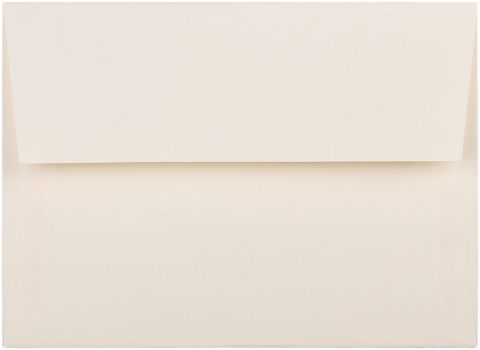 Natural 24lb Strathmore A7 Invitation Premium Envelopes (5 1/4 x 7 1/4)