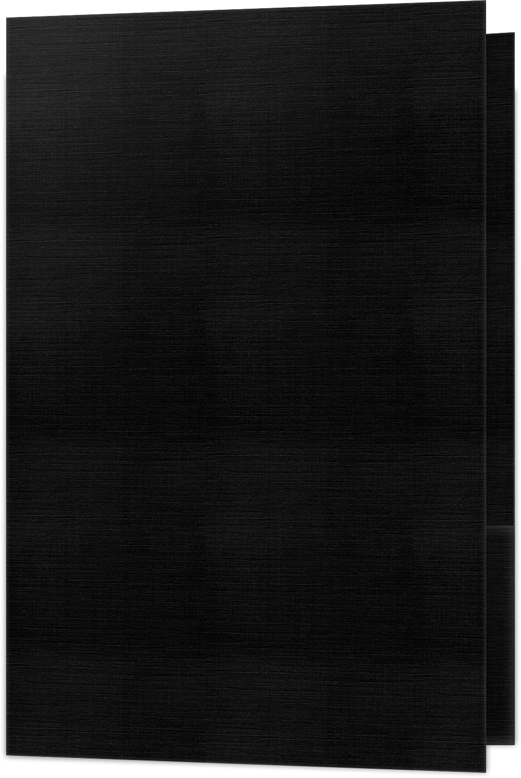 Black Linen 9 x 14 1/2 Legal Folders