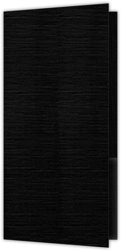 Black Linen 100lb 3 1/2 x 7 One Pocket Key Card Holders with 2 1/2 Inch Pocket