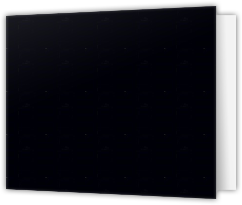 Black Semi-Gloss 14pt C1S 2 3/4 x 3 3/4 One Pocket Key Card Holders with 2 1/4 Inch Pocket