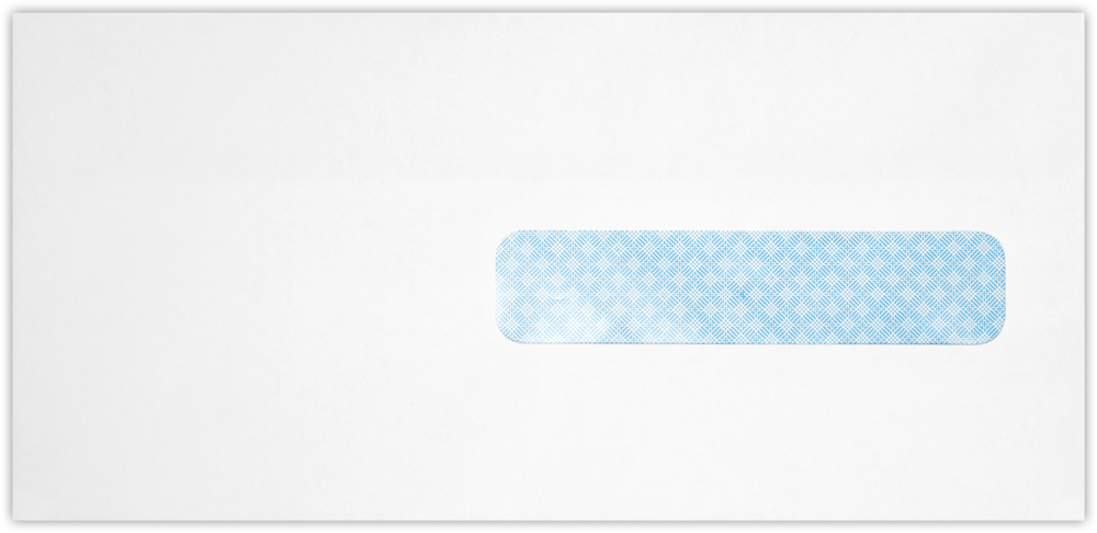 White with Security Tint 24lb #10 1/2 Health Insurance Envelopes (4 1/2 x 9 1/2) with Peel & Seal