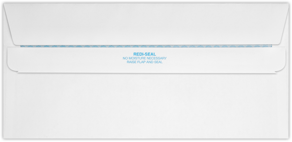 White with Security Tint 24lb #10 1/2 Health Insurance Envelopes (4 1/2 x 9 1/2) with Peel & Seal