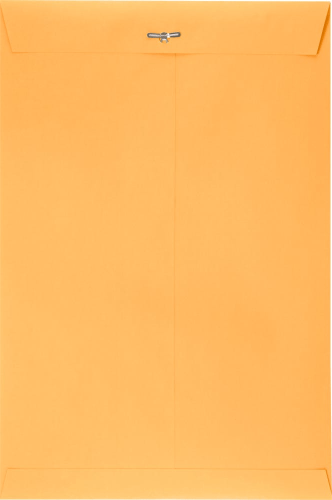 Brown Kraft 24lb 10 x 15 Open End Envelopes with Clasp