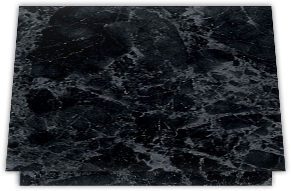 Black Marble Semi-Gloss 14pt C1S 5 1/8 x 3 3/8 One Pocket Landscape Photo Holders with 1 3/8 Inch Pocket