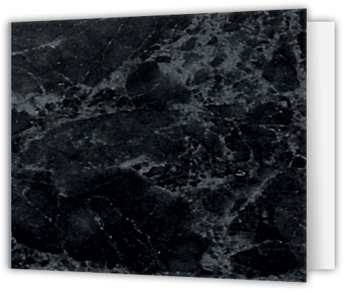 Black Marble Semi-Gloss 14pt C1S 2 3/4 x 3 3/4 One Pocket Key Card Holders with 2 1/4 Inch Pocket
